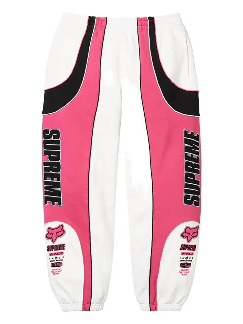 Supreme x Fox Racing Sweatpants White Pink