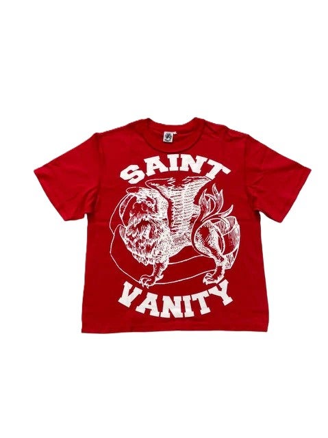 Saint Vanity Tee Griffin Red White