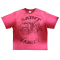 Saint Vanity Tee Griffin Red Washed