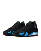 Jordan 14 Retro Black University Blue Men's