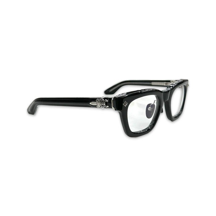 CHROME HEARTS Glasses DONNYSOFFERGISMS Black Silver