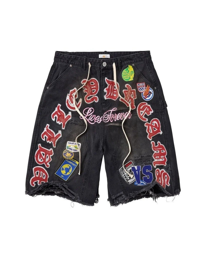 Vale FOREVER Workshop Jorts Black