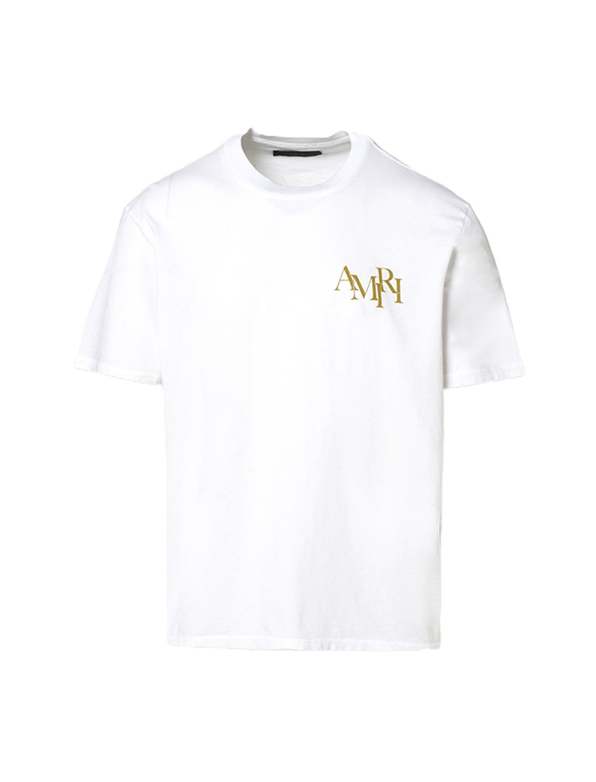 Amiri Tee Champagne White