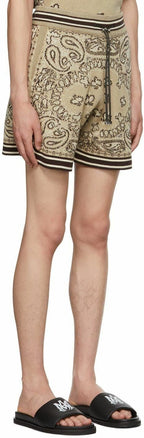 Amiri Shorts Bandana Tan