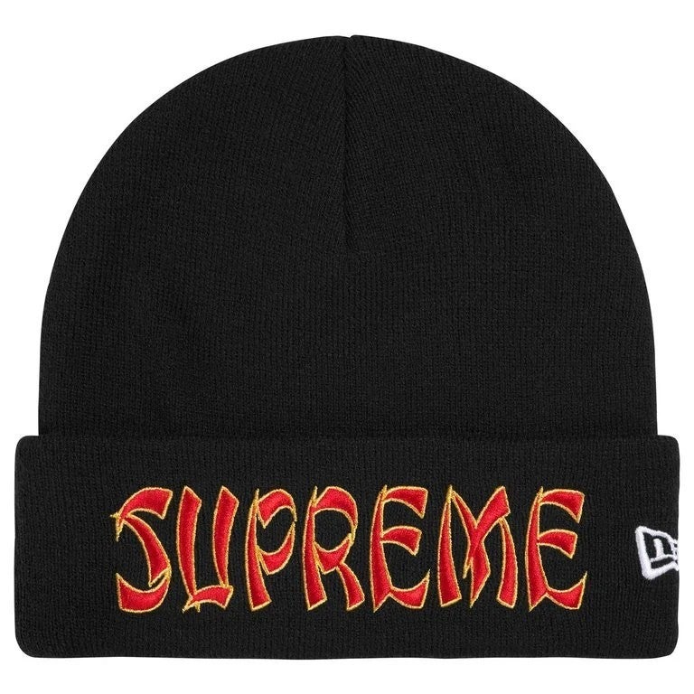 Supreme Black New Era® Action Beanie