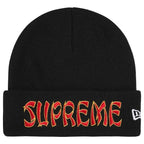 Supreme Black New Era® Action Beanie