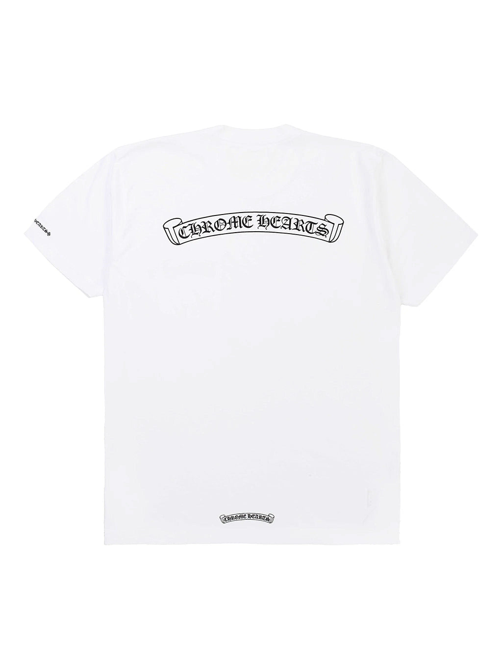 Chrome Hearts Tee Scroll Logo White