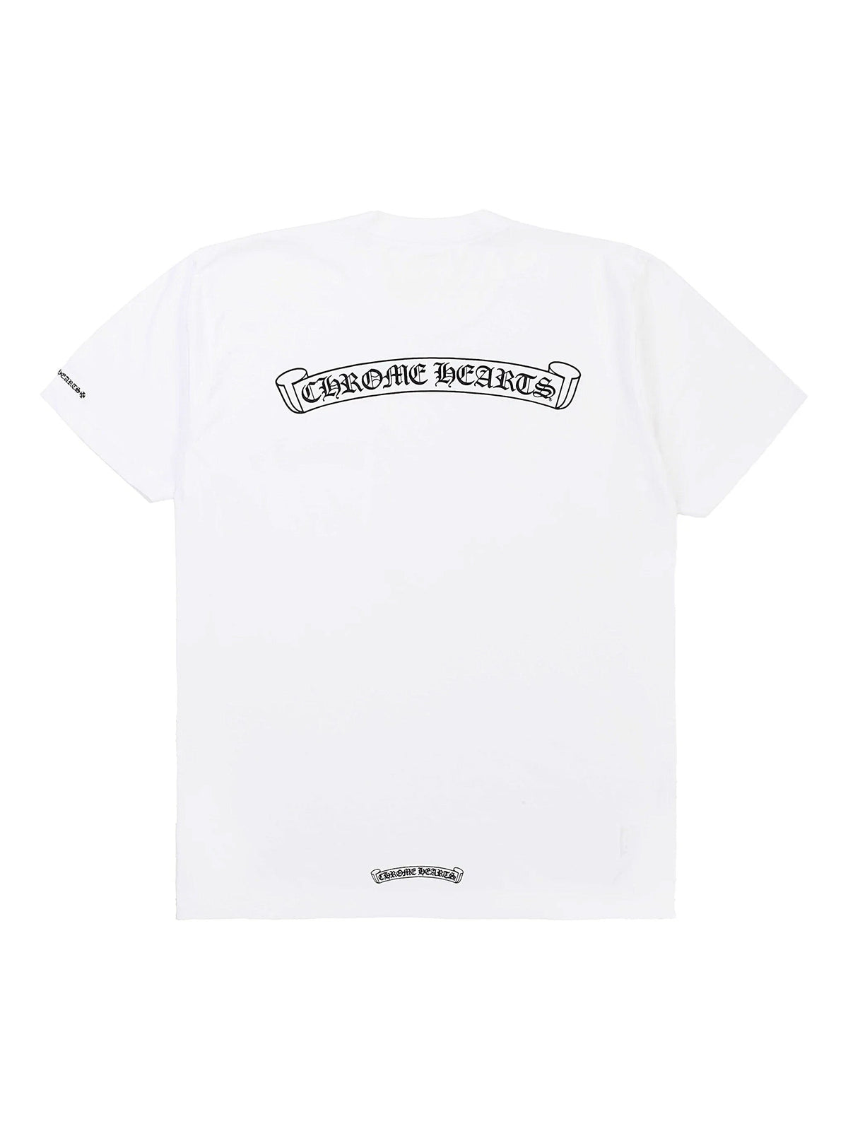 Chrome Hearts Tee Scroll Logo White
