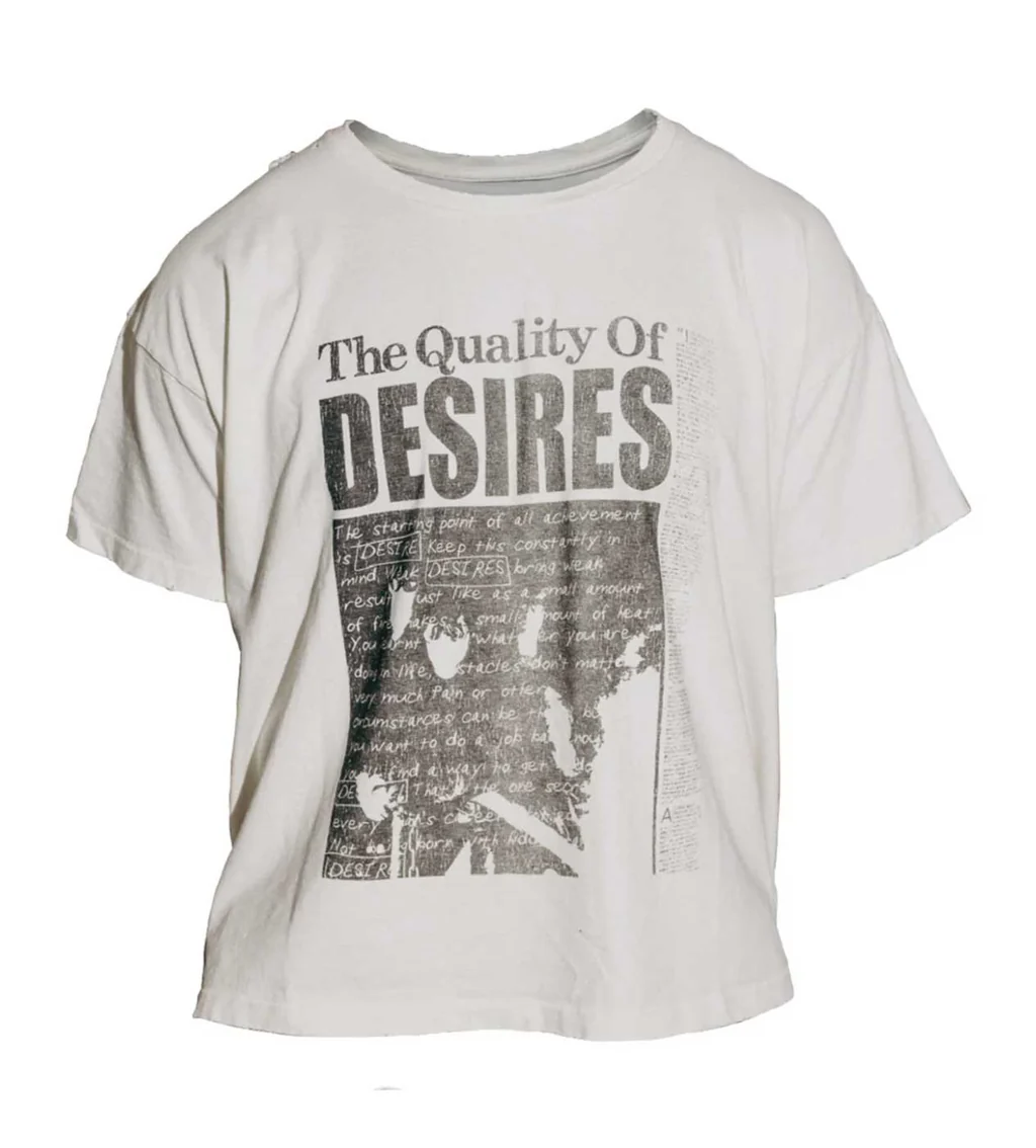 Matiere De Desirs Tee White Quality of Desires