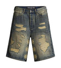 Lost Shdws Denim Short DSTRY Bone
