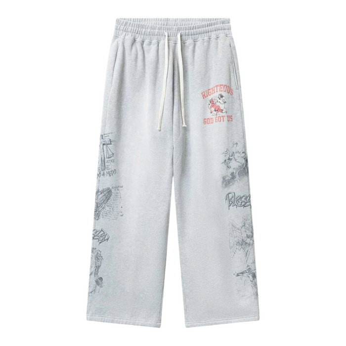 Righteous "University" Grey Sweatpants