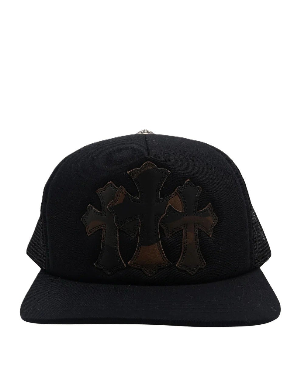 Chrome Hearts Hat Camouflage Cemetery Triple Cross Patch