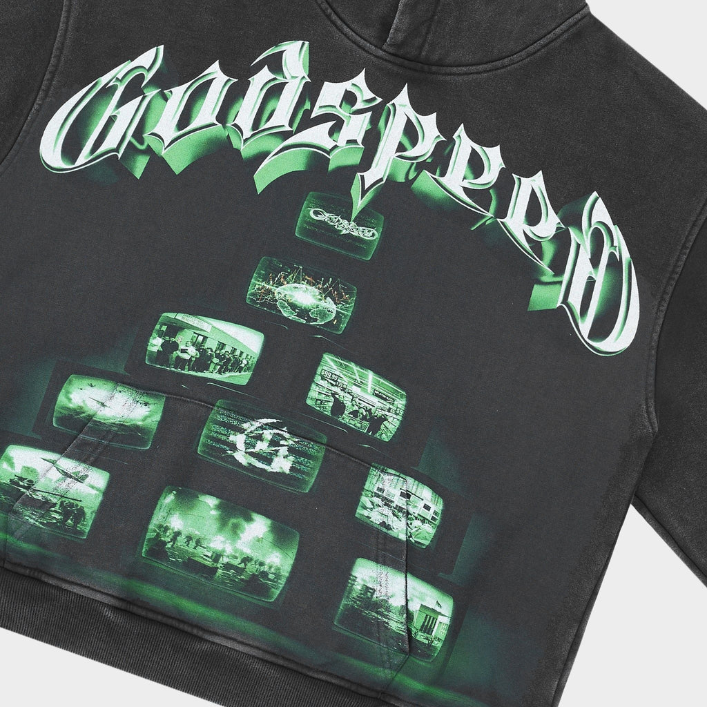 Godspeed Hoodie Overstimulation 2025 Black Green