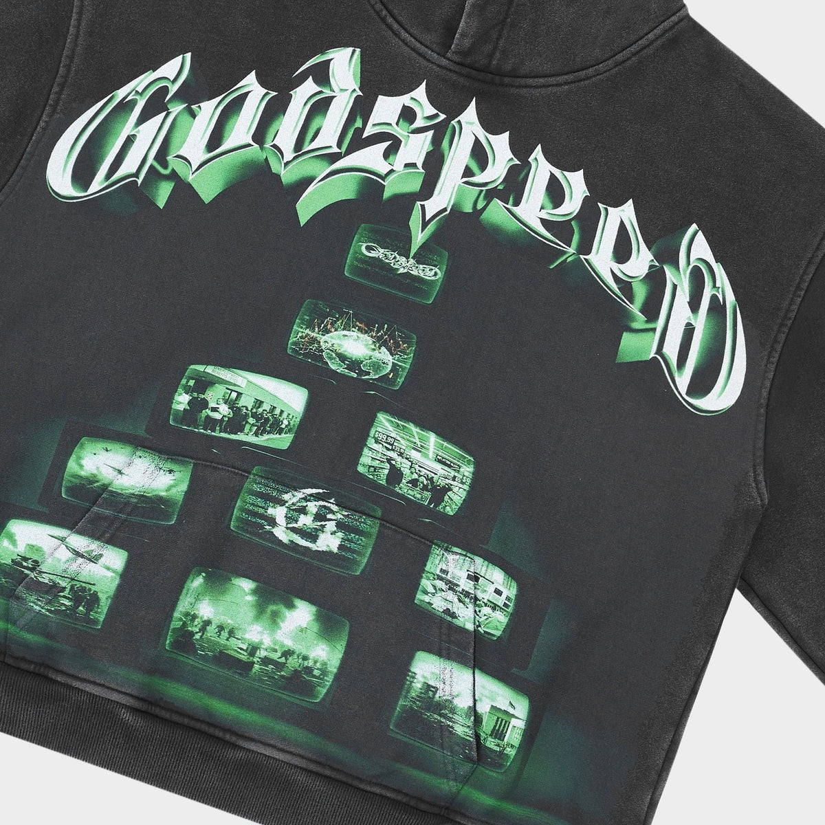 Godspeed Hoodie Overstimulation 2025 Black Green