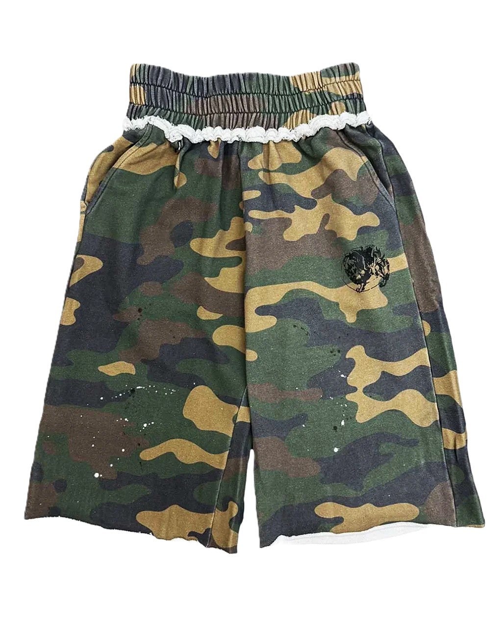Saint Vanity Long Shorts Camo