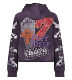 Vertabrae Hoodie Purple Muse Zip Up