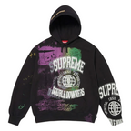 Supreme Overprint Hooded Sweatshirt
