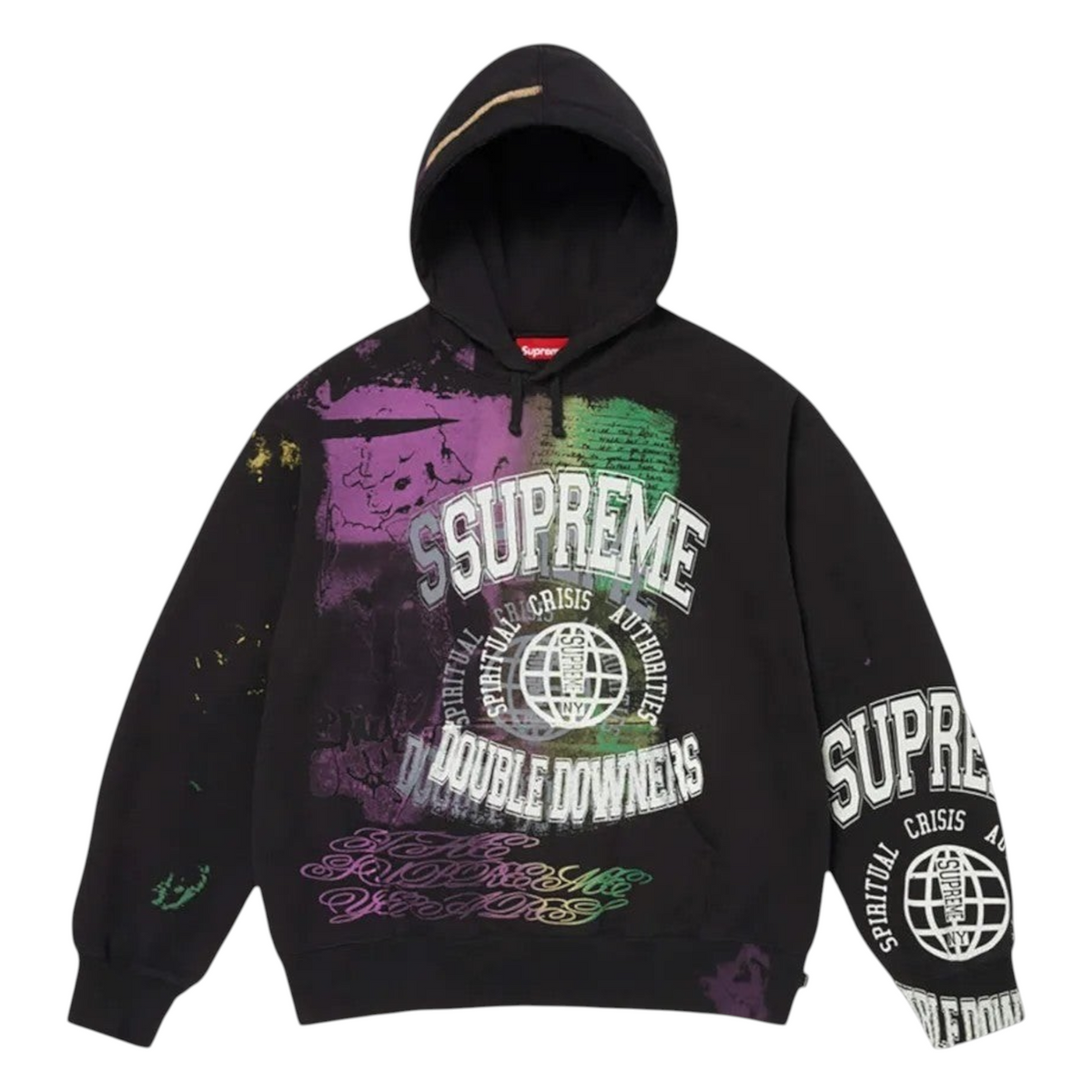 Supreme Overprint Hooded Sweatshirt