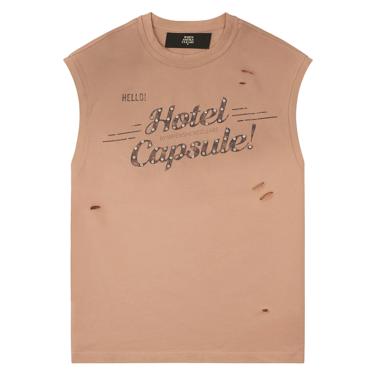 WSC Tee Hotel Capsule Sleeveless Wash Mauve