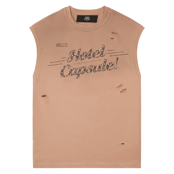 WSC Tee Hotel Capsule Sleeveless Wash Mauve