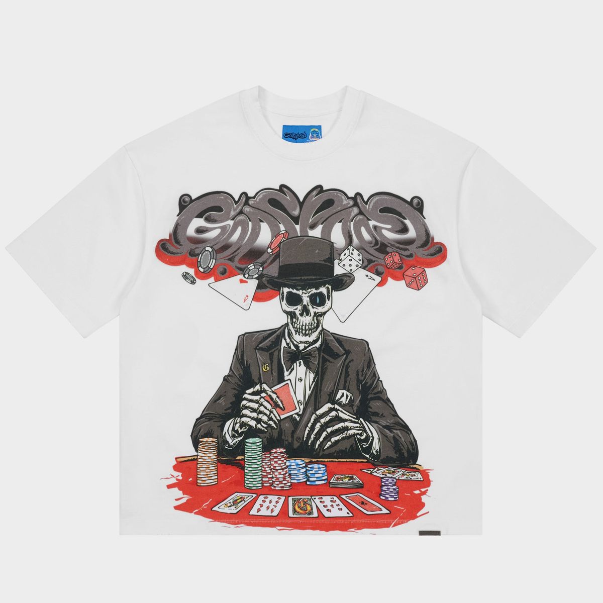 Godspeed Tee High Stakes NG White