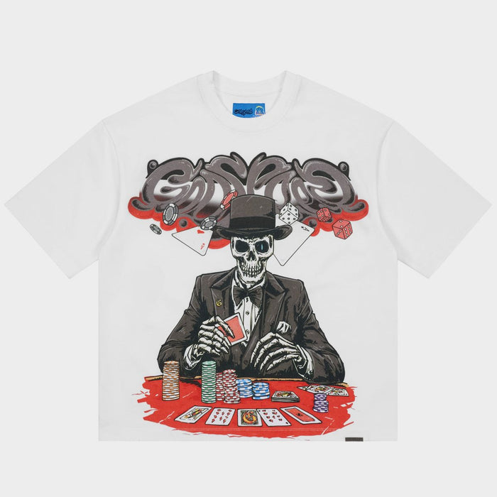 Godspeed Tee High Stakes NG White