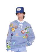 Better With Age Blue Gentlemen's Waffle hoodie