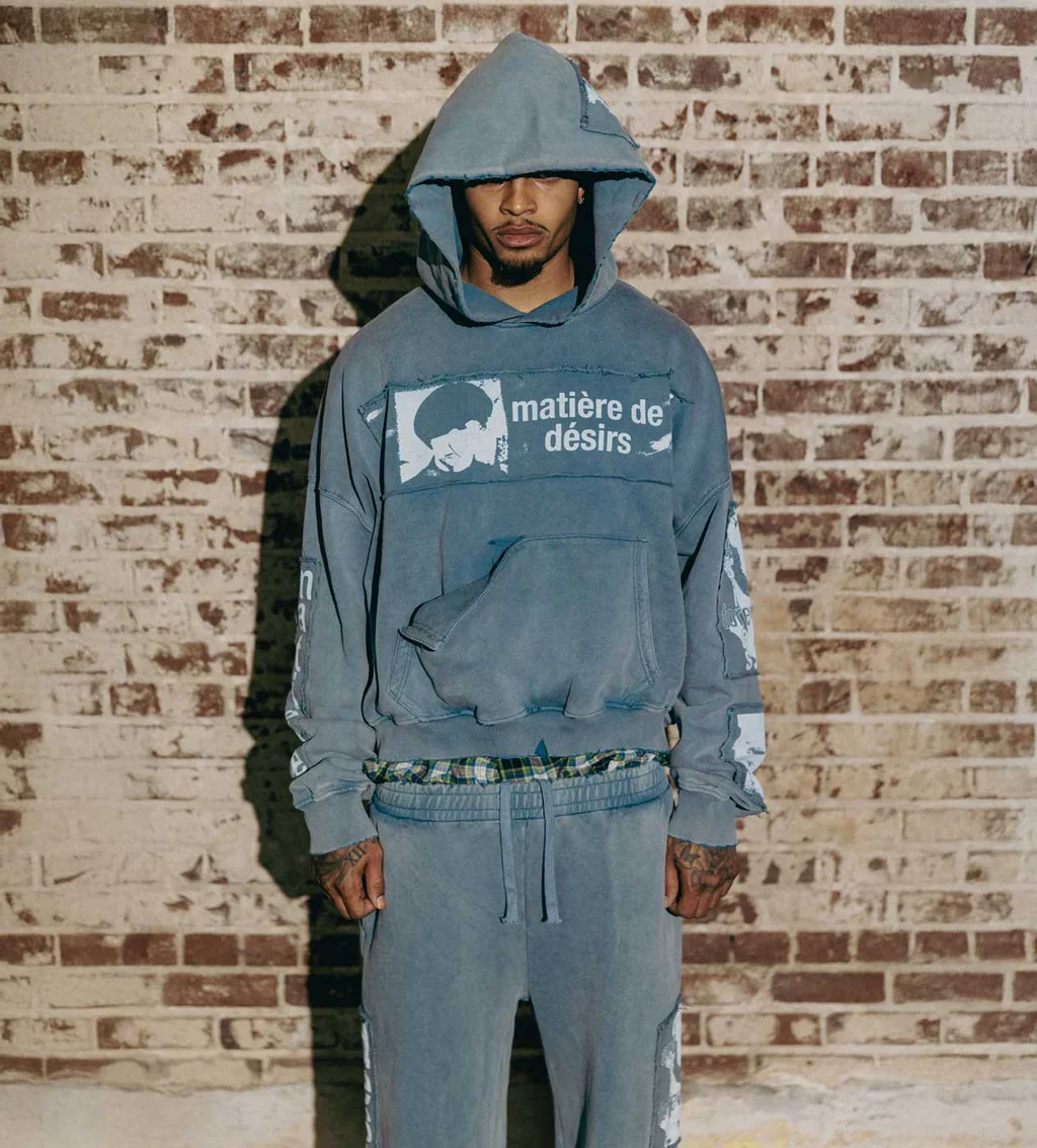 Matiere De Desirs Hoodie Blue Encore