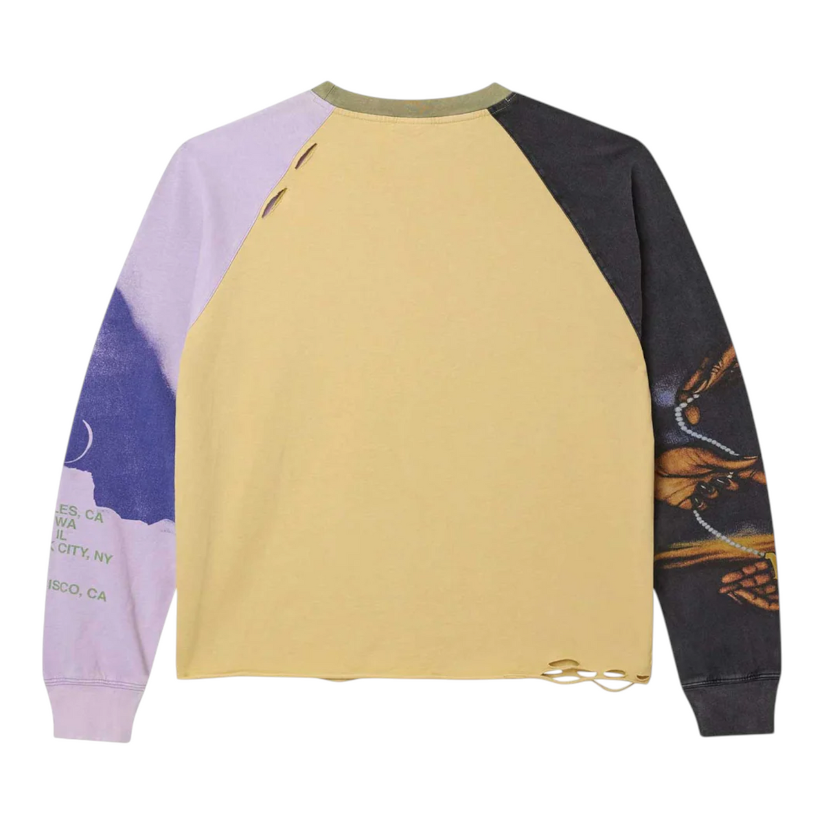 Vale Forever Tee Yellow Purple Chambers Longsleeve