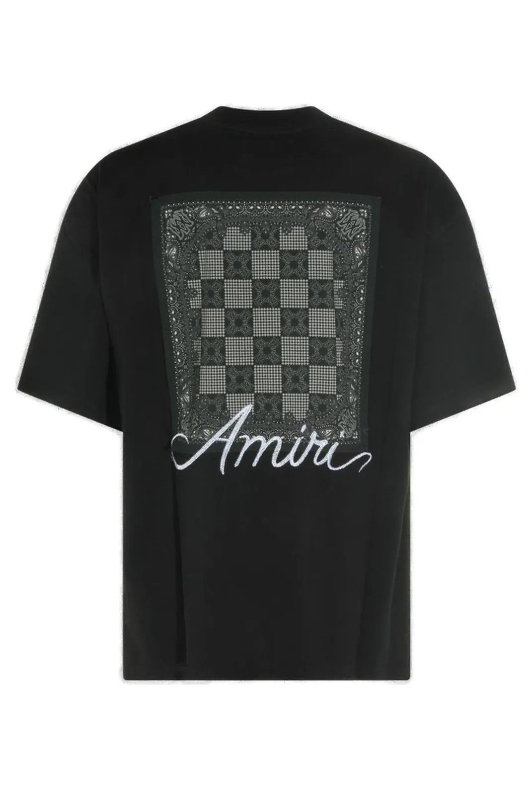 Amiri Tee MA Quad Checkerboard Oversized