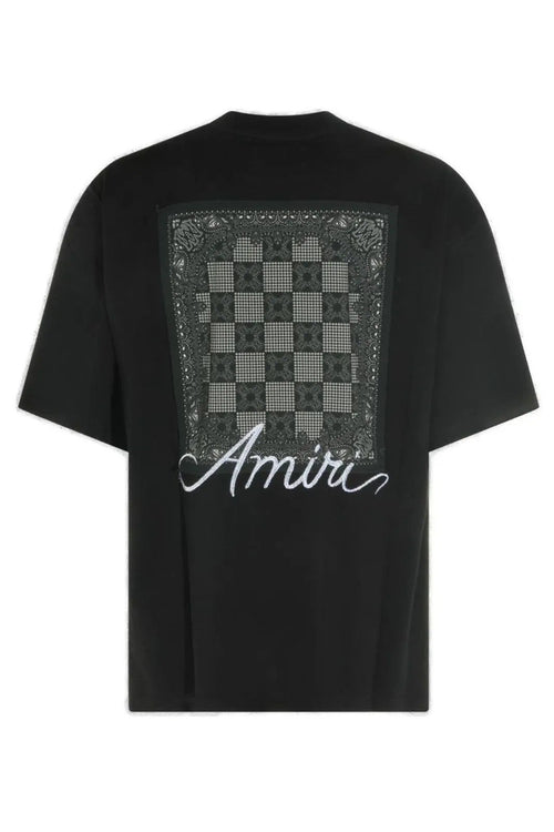 Amiri Tee MA Quad Checkerboard Oversized