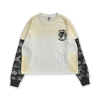 Saint Vanity White Grey SMOKE CAMO THERMAL Longsleeve