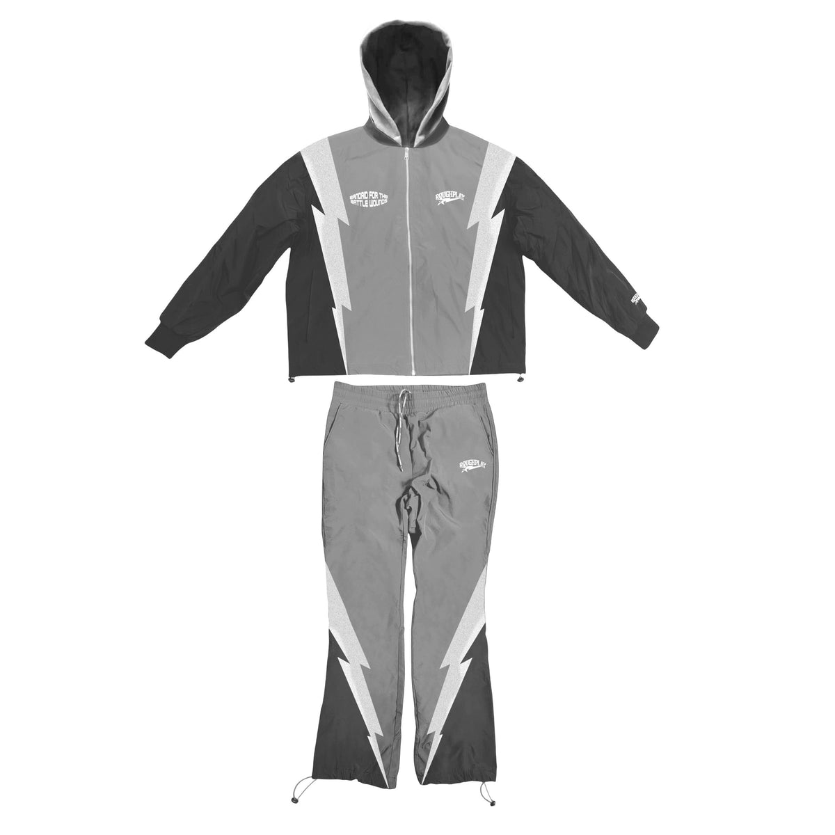 Roughplay Bolt Tracksuit Grey Black
