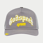 Godspeed Hat Grey Yellow GS Forever Trucker