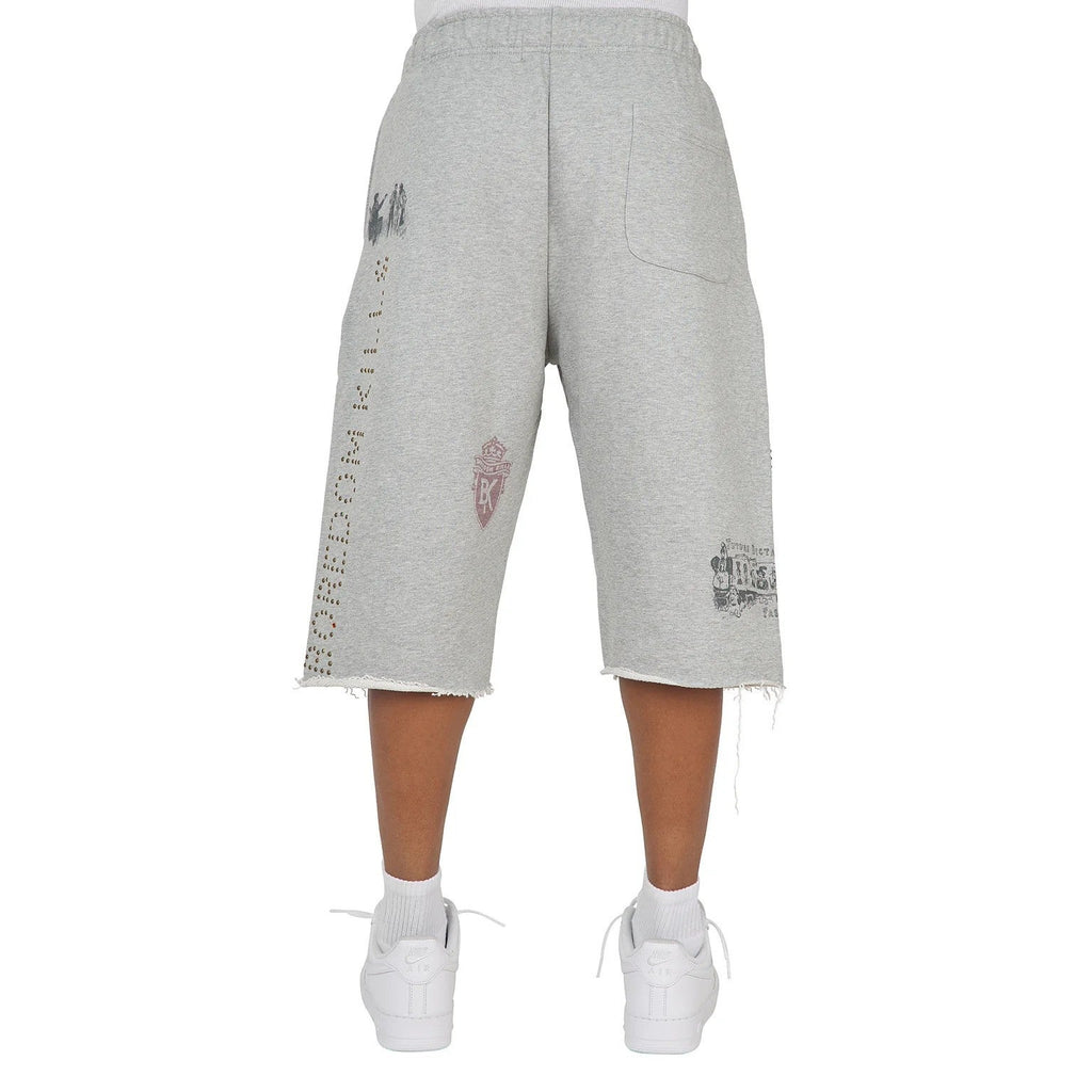 Boredom Kills Message Sweatshort Grey