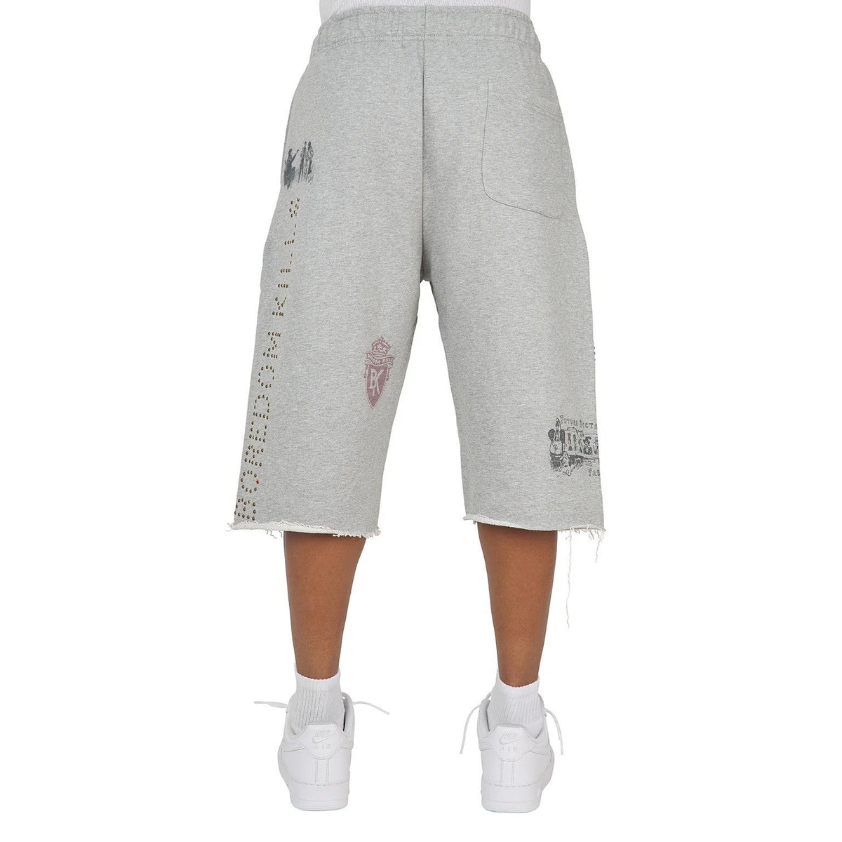 Boredom Kills Message Sweatshort Grey