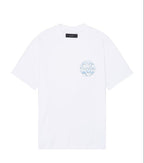 Amiri Tee Staggered Wave White