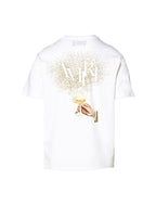 Amiri Tee Champagne White