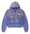 Vale Forever Hoodie Blue Freedom Zip Up