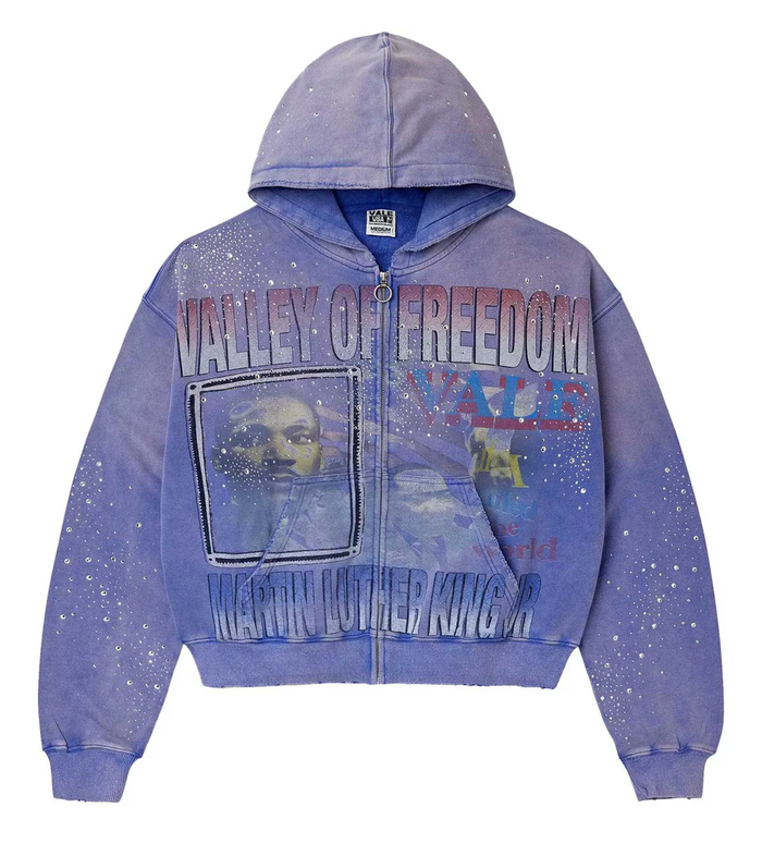 Vale Forever Hoodie Blue Freedom Zip Up