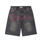 Vale Forever Shorts Iced Out Dreams Black Pink