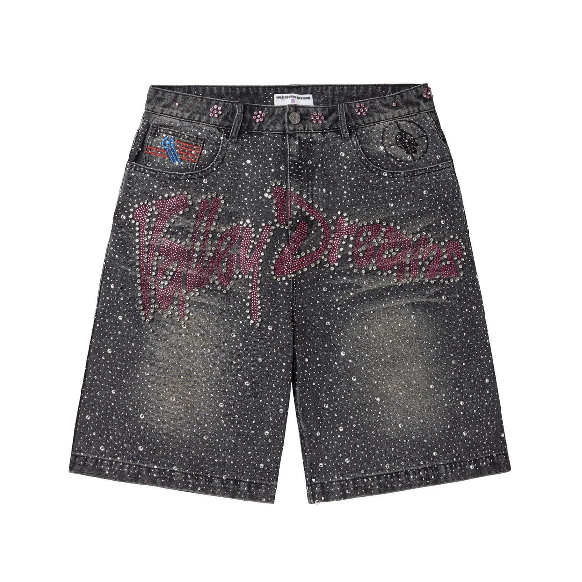 Vale Forever Shorts Iced Out Dreams Black Pink