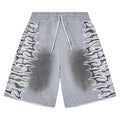Lost Shdws Sweat Shorts Grey Graphic