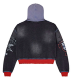 Vale Forever Hoodie Black Red Big 14 Zip Up