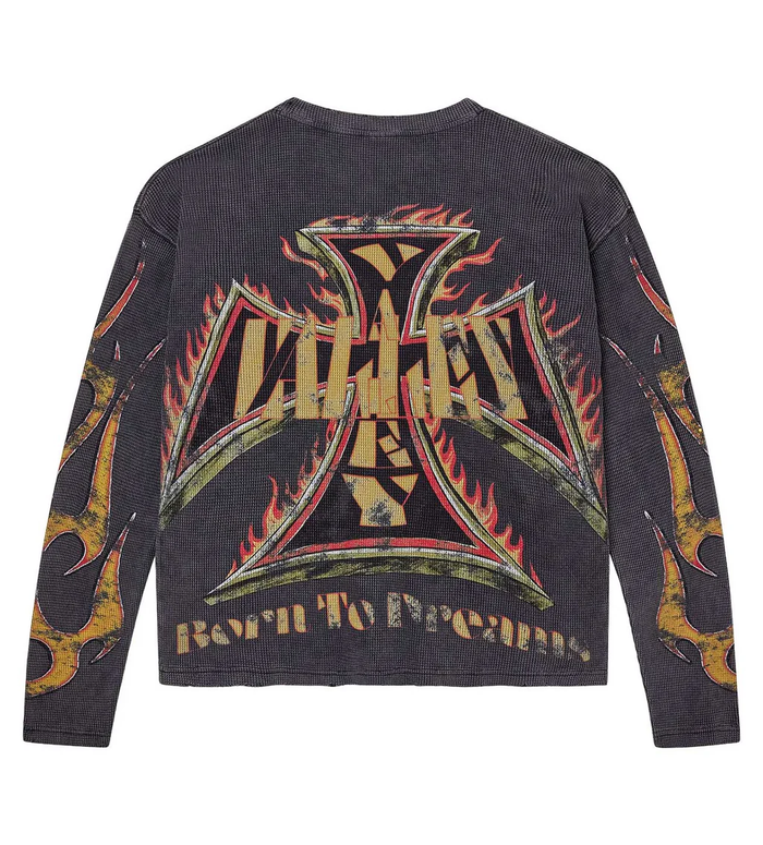 Vale Forever Tee Black Reborn Thermal Longsleeve