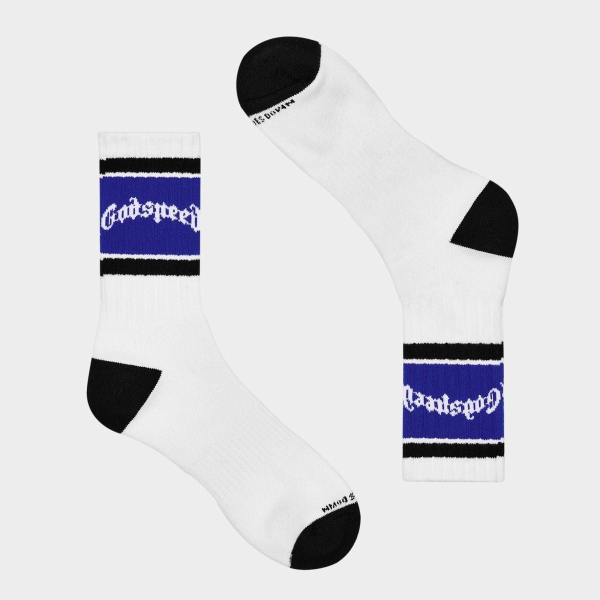 Godspeed Sock Og Logo Striped White Blue