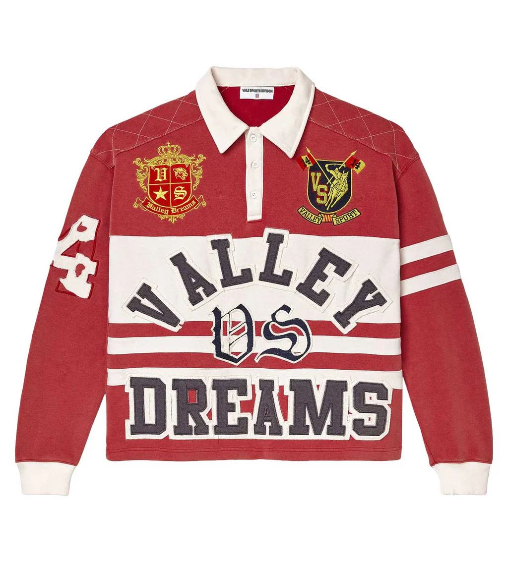 Vale Forever LongSleeve Red White Dreams Rugby