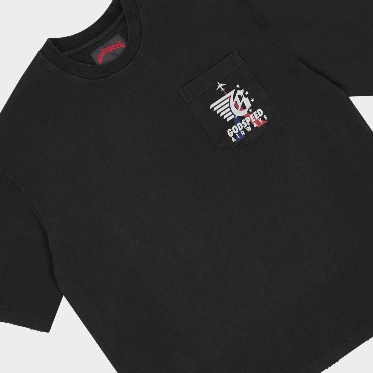 Godspeed Tee GS Air Paris Pocket-T Black