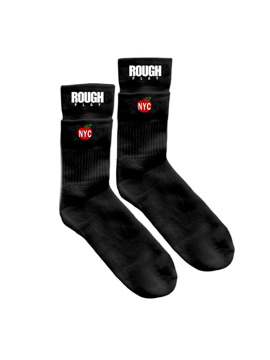 Roughplay Socks NYC Black