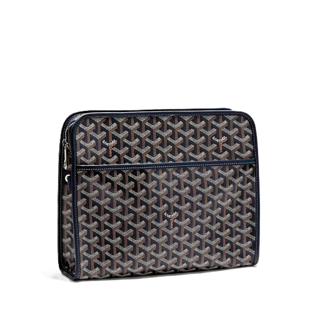 Goyard Jouvence GM Toiletry Bag Navy Blue